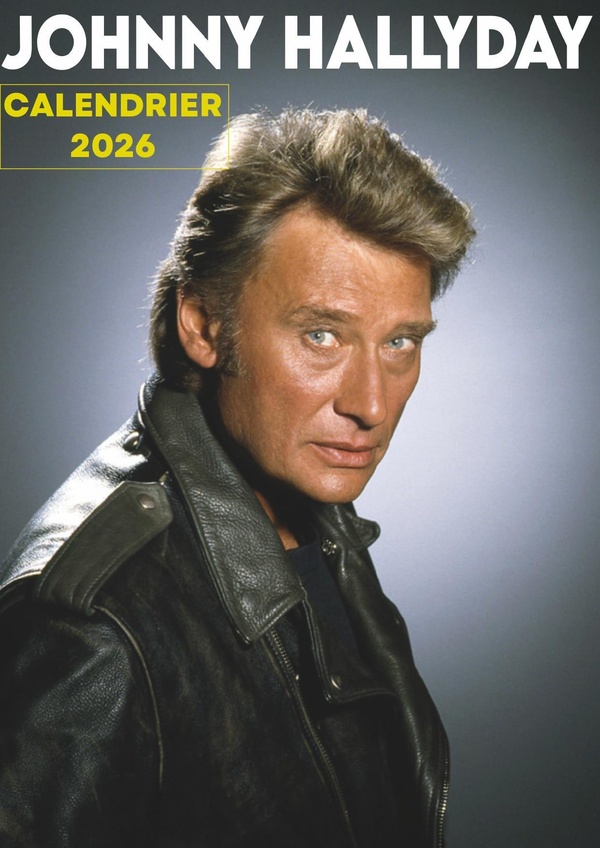 JOHNNY HALLYDAY CALENDRIER 2026
