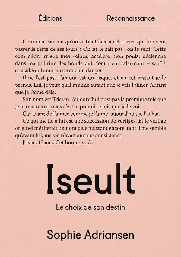 ISEULT - LE CHOIX DE SON DESTIN
