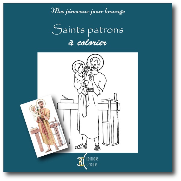 SAINTS PATRONS A COLORIER
