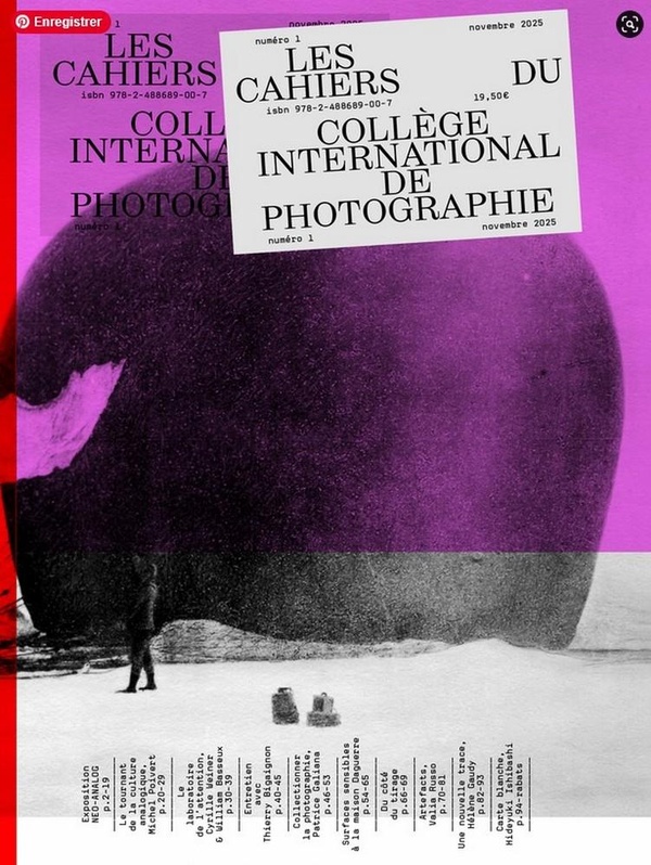 LES CAHIERS DU COLLEGE INTERNATIONAL DE PHOTOGRAPHIE N 01