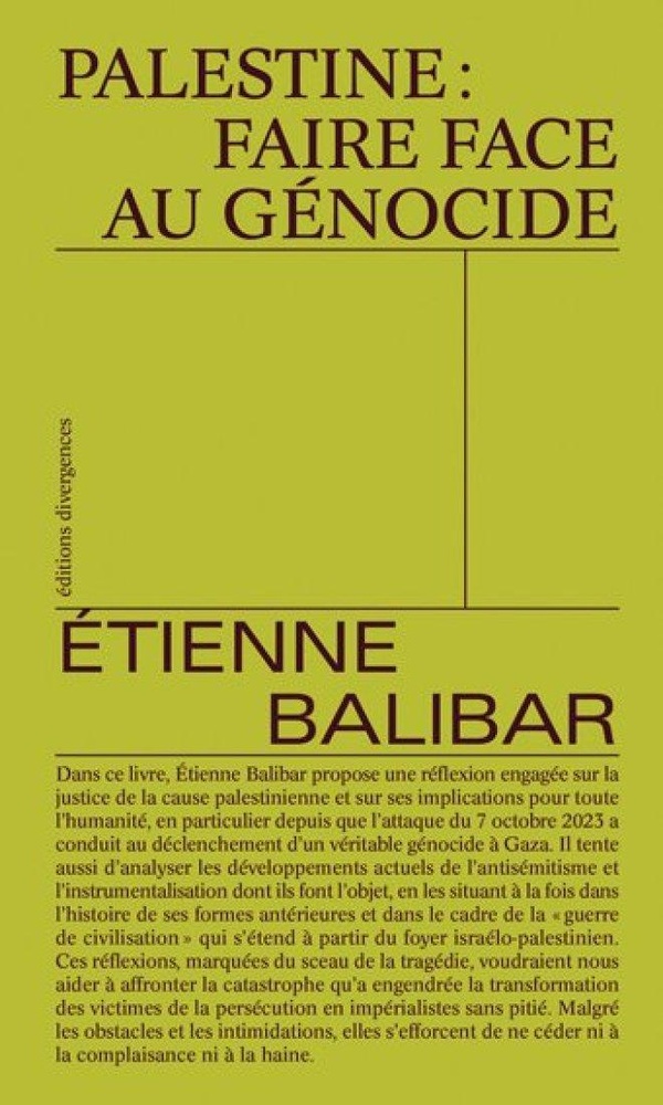 PALESTINE, FACE AU GENOCIDE SUIVI DE L'ANTISEMITISME ET SES DOUBLES