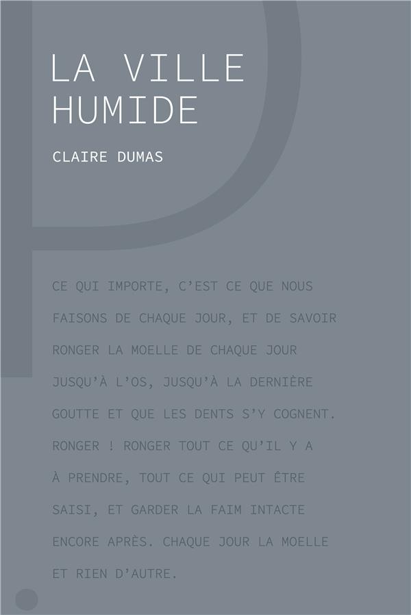 LA VILLE HUMIDE