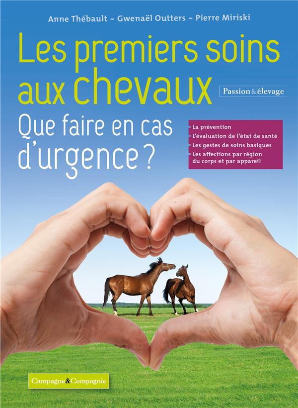 LES PREMIERS SOINS AUX CHEVAUX - QUE FAIRE EN CAS D'URGENCE ?
