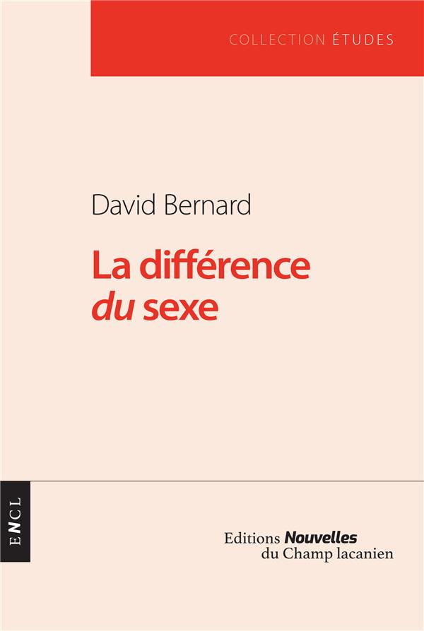 LA DIFFERENCE DU SEXE