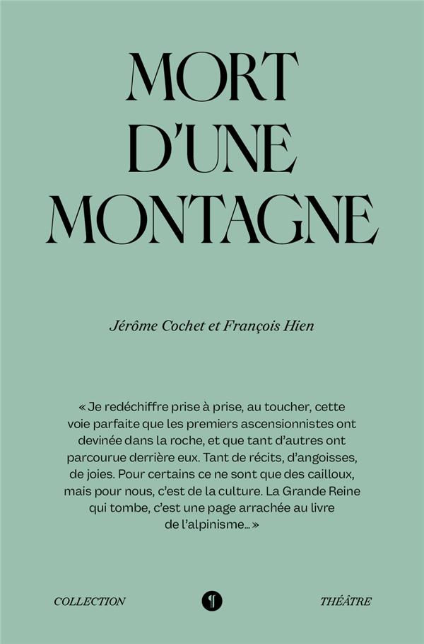 MORT D'UNE MONTAGNE