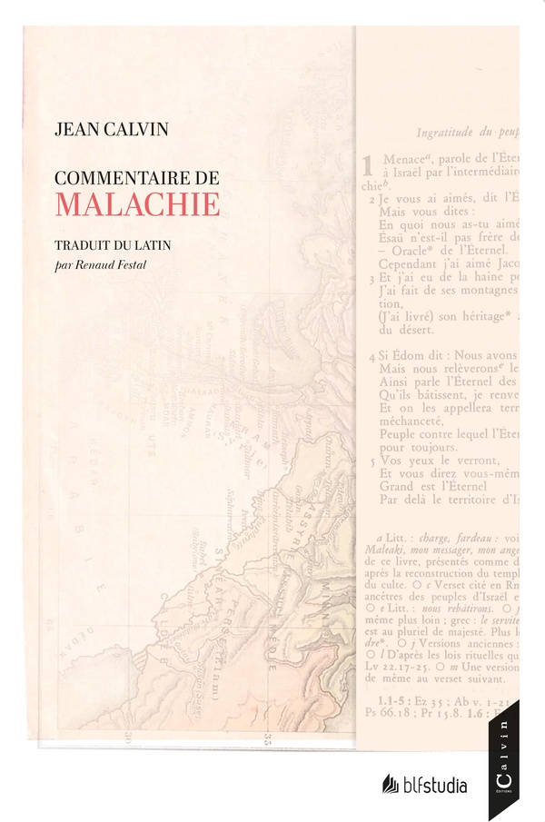 COMMENTAIRE DE MALACHIE