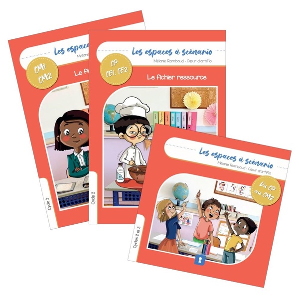 LES ESPACES A SCENARIO - LIVRE + FICHIER CYCLE 3