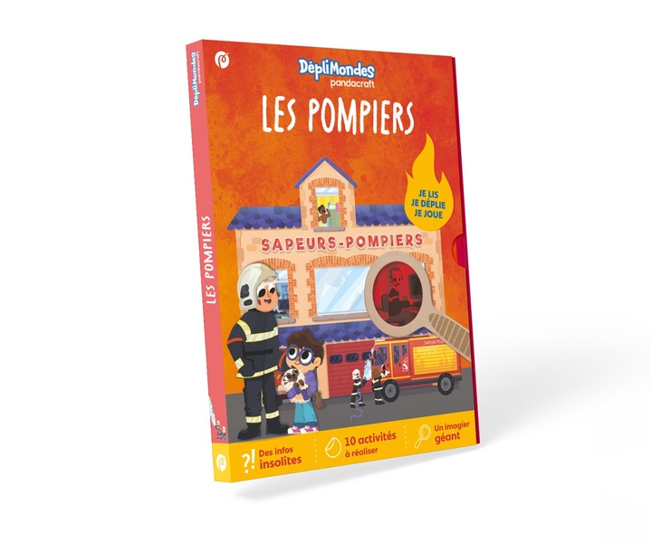 LES POMPIERS - DEPLIMONDES DES 4 ANS - LIS, DEPLIE, JOUE ET DECOUVRE LE METIER DE POMPIER AVEC TON L