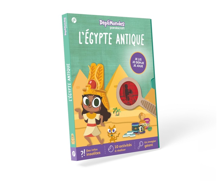L'EGYPTE ANTIQUE - DEPLIMONDES DES 4 ANS - LIS, DEPLIE, JOUE ET EXPLORE L'EGYPTE ANTIQUE AVEC TON LI