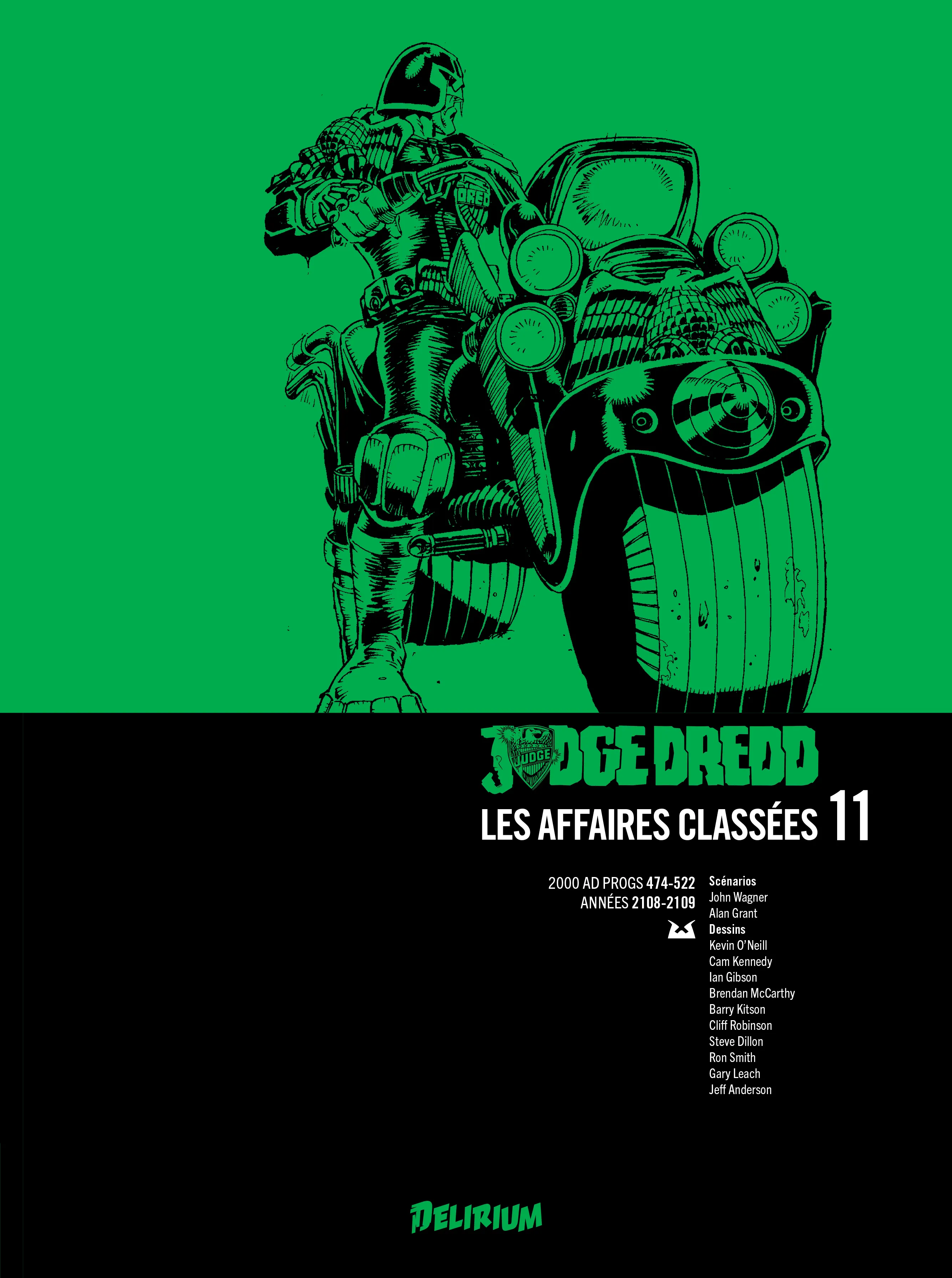 JUDGE DREDD, AFFAIRES CLASSEES 11