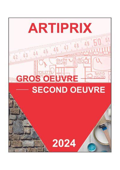 EDITION 2024 - T01 - ARTIPRIX GROS OEUVRE - SECOND OEUVRE - 2024 - BORDEREAU DE PRIX DES GROS OEUVRE