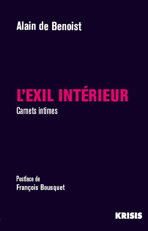 L'EXIL INTERIEUR - CARNETS INTIMES