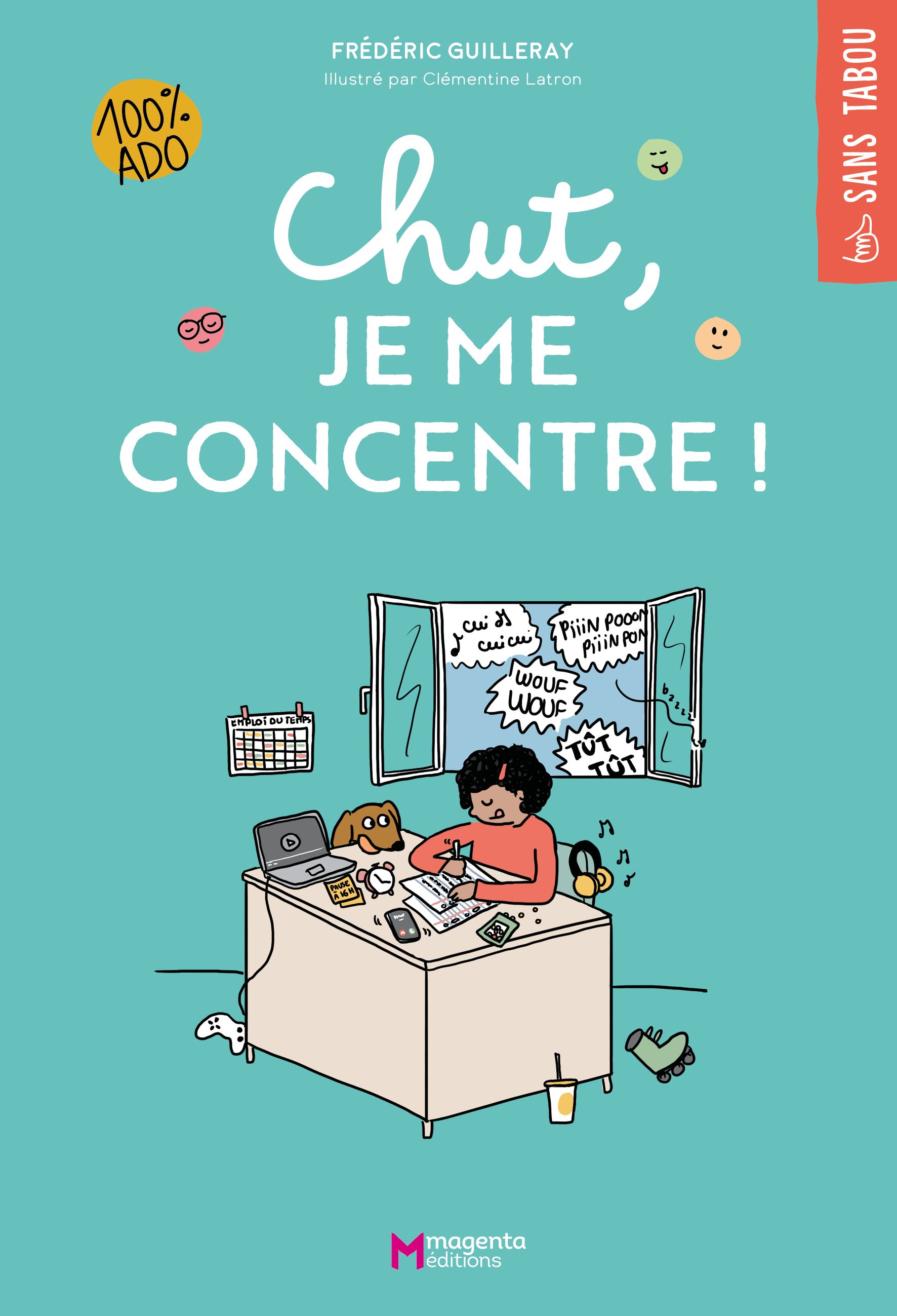 CHUT, JE ME CONCENTRE ! - ILLUSTRATIONS, COULEUR