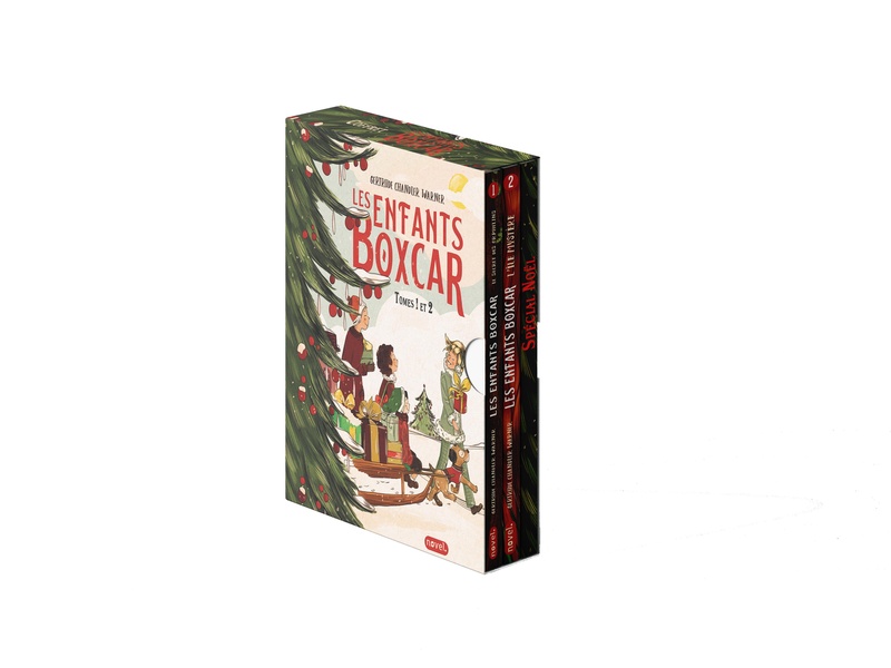COFFRET SERIE ENFANTS BOXCAR TOMES 1 ET 2 + LIVRE INEDIT