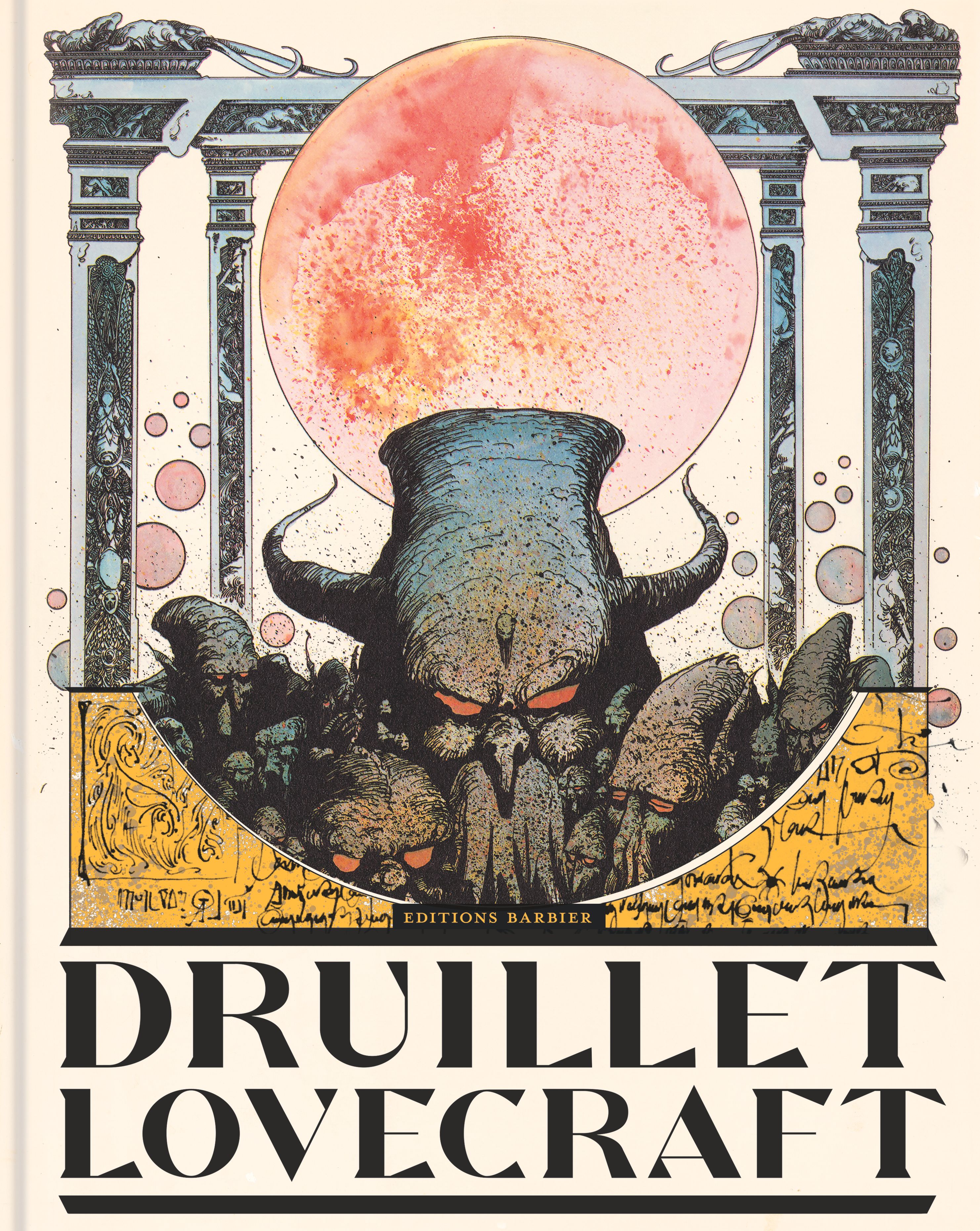DRUILLET - LOVECRAFT - ILLUSTRATIONS, COULEUR