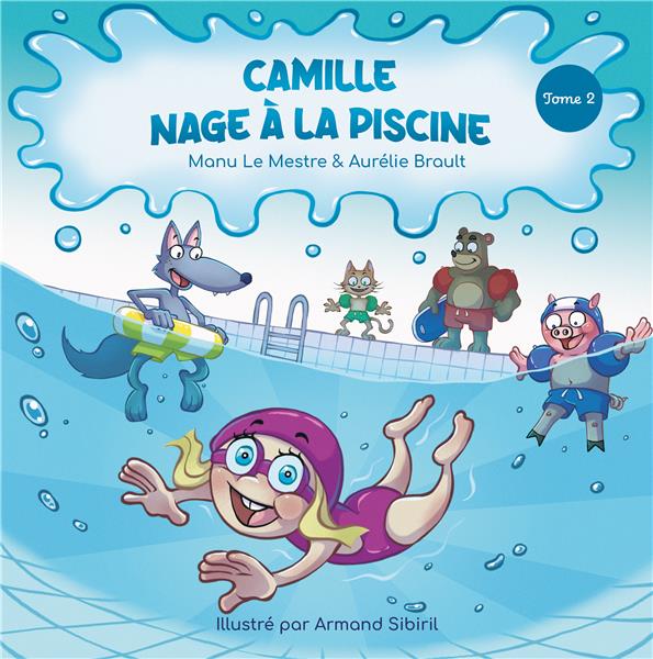 CAMILLE NAGE A LA PISCINE