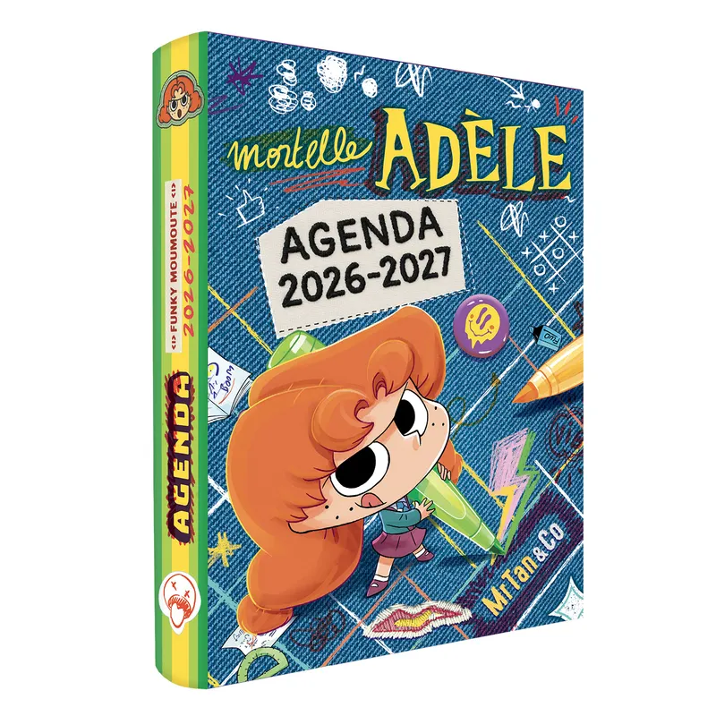 AGENDA SCOLAIRE MORTELLE ADELE 2026-2027