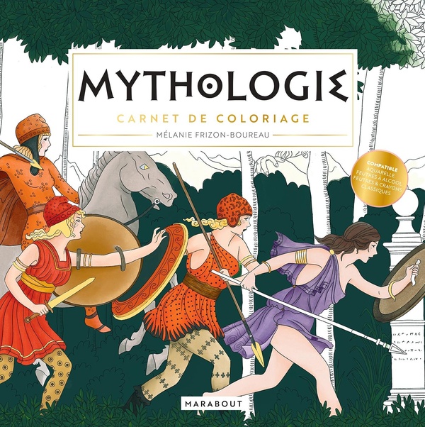 MYTHOLOGIE - CARNET DE COLORIAGE