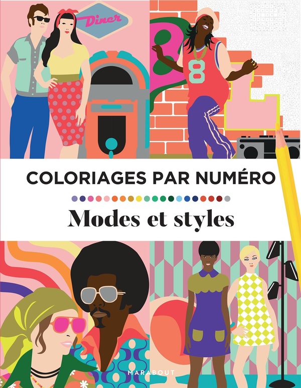 COLORIAGES PAR NUMERO - MODE ET STYLES