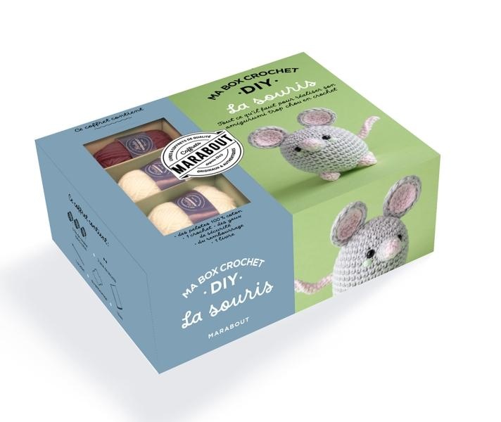 MA BOX CROCHET DIY LA SOURIS APILY - TOUT CE QU'IL FAUT POUR REALISER SON AMIGURUMI TROP CHOU EN CRO