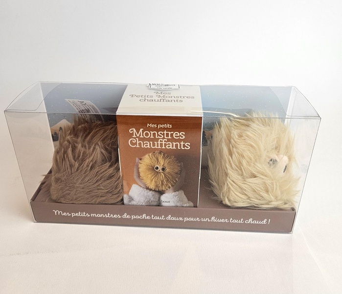 MES PETITS MONSTRES CHAUFFANTS - BEIGE - MES PETITS MONSTRES DE POCHE TOUT DOUX POUR UN HIVER TOUT C