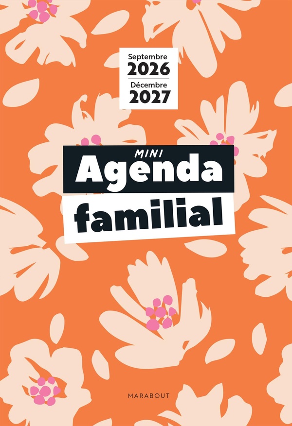 MINI AGENDA FAMILIAL 2026-2027