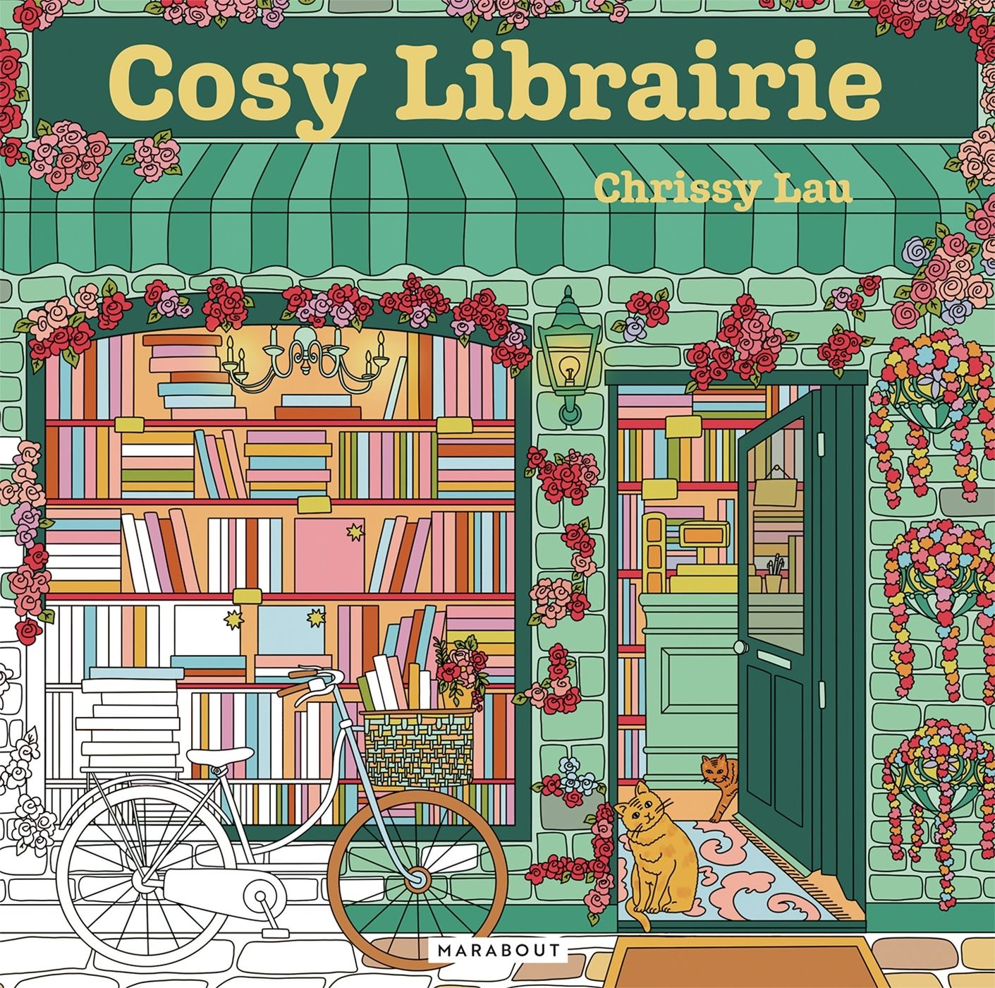 COSY LIBRAIRIE - UN MONDE DE LIVRES A COLORIER