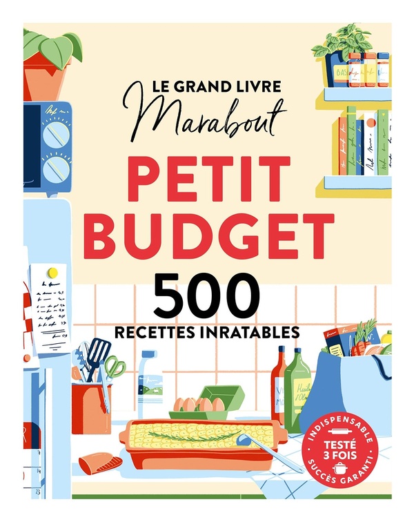 LE GRAND LIVRE MARABOUT - PETIT BUDGET - 500 RECETTES INRATABLES