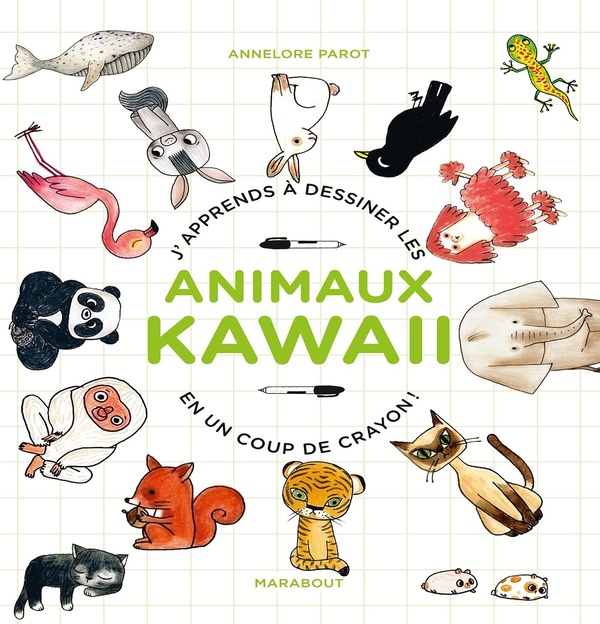 J'APPRENDS A DESSINER DES ANIMAUX KAWAI