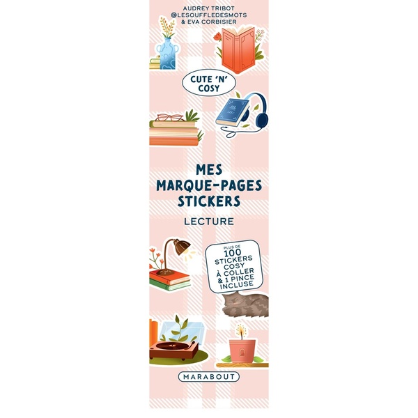 MARQUE PAGE STICKERS - LECTURE
