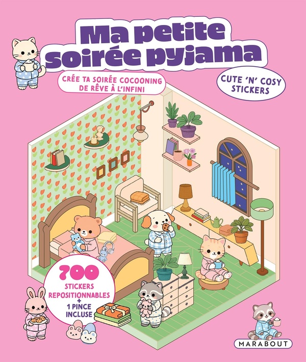 MA PETITE SOIREE PYJAMA - CUTE 'N' COSY STICKERS
