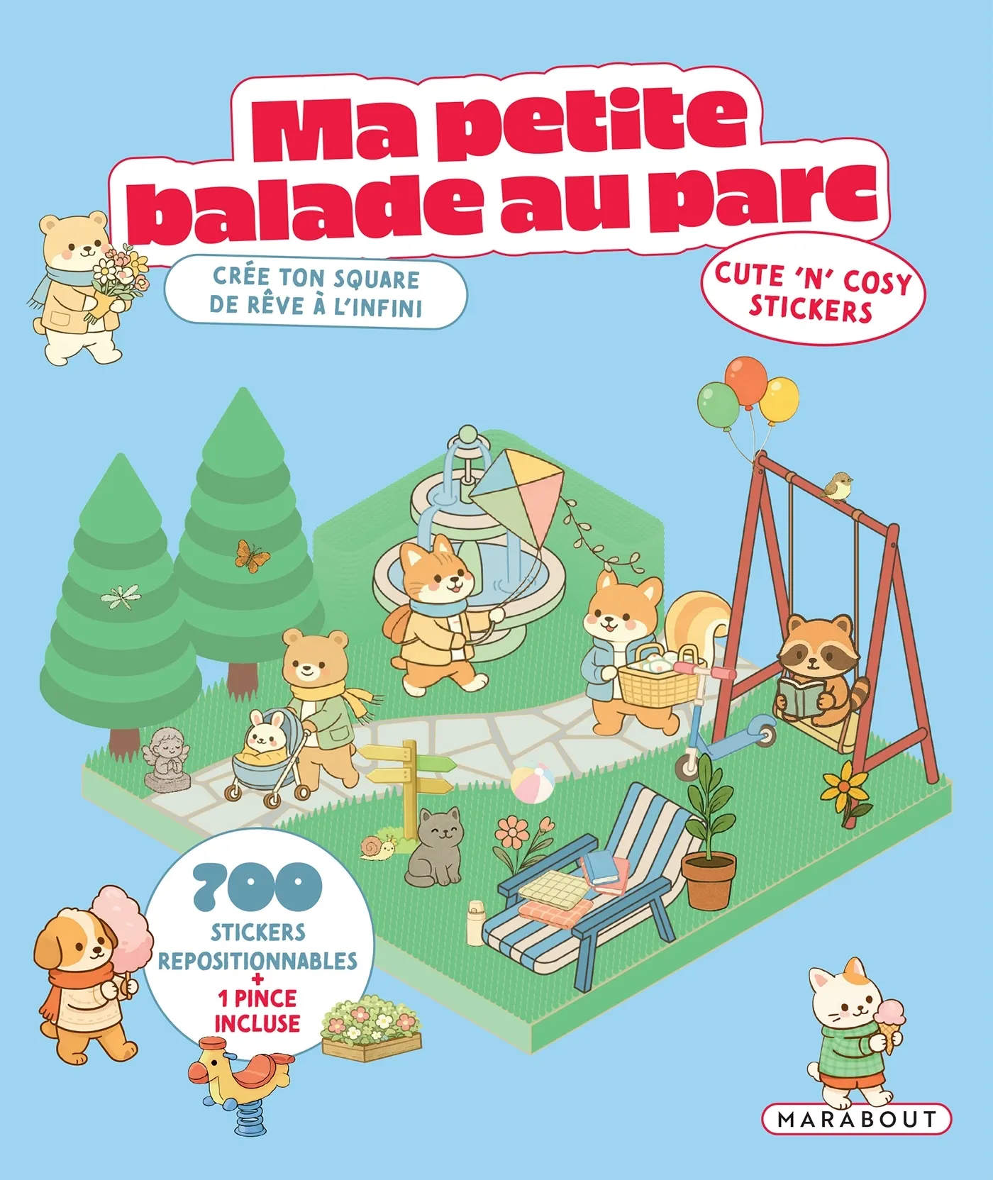 MA PETITE BALADE AU PARC - CUTE 'N' COSY STICKERS