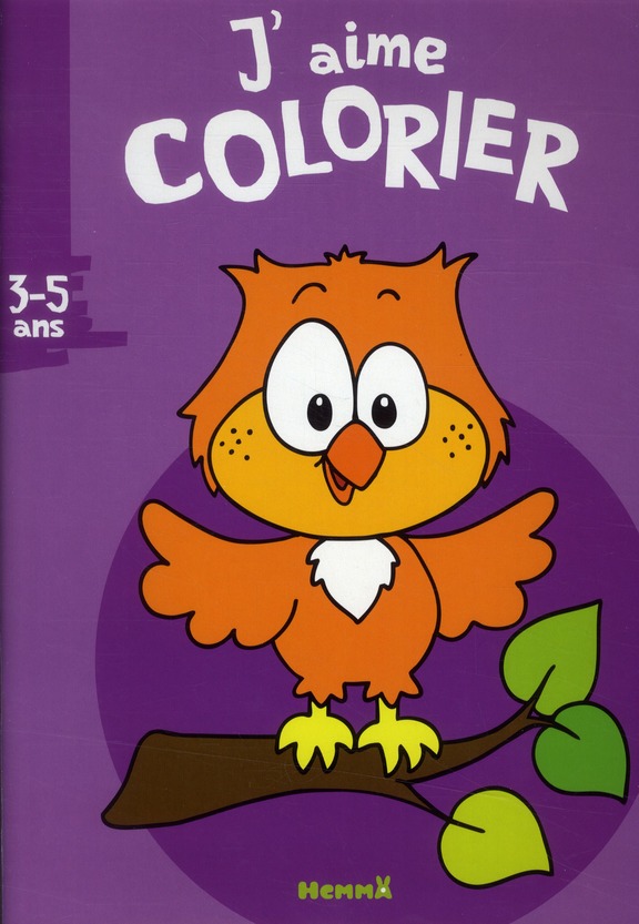 J'AIME COLORIER (3-5 ANS) (HIBOU)