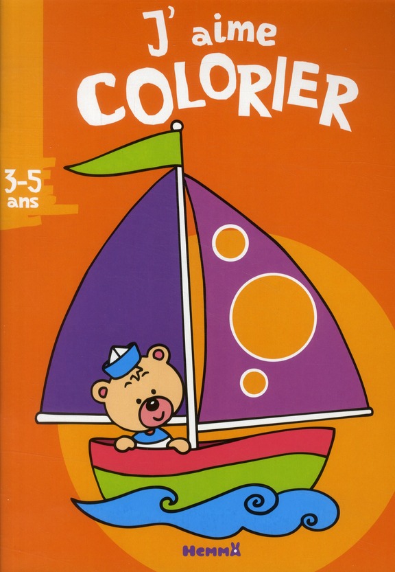 J'AIME COLORIER (3-5 ANS) VOILIER