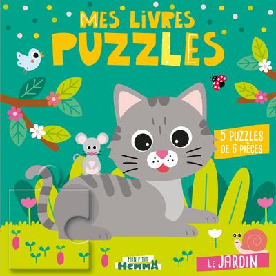 MON P'TIT HEMMA - MES LIVRES PUZZLES - LE JARDIN - 5 PUZZLES DE 6 PIECES
