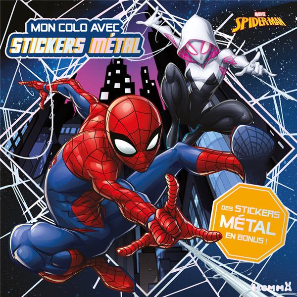 MARVEL SPIDER-MAN - MON COLO AVEC STICKERS METAL