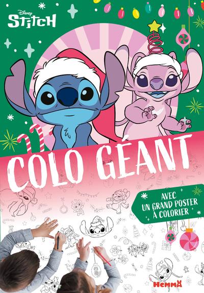 DISNEY STITCH - COLO GEANT (NOEL) - AVEC UN GRAND POSTER A COLORIER