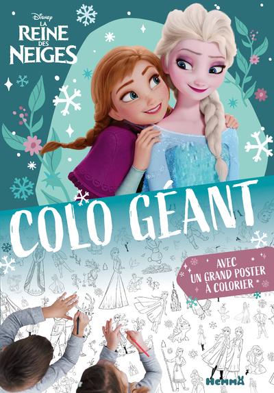 DISNEY LA REINE DES NEIGES - COLO GEANT (NOEL) - AVEC UN GRAND POSTER A COLORIER