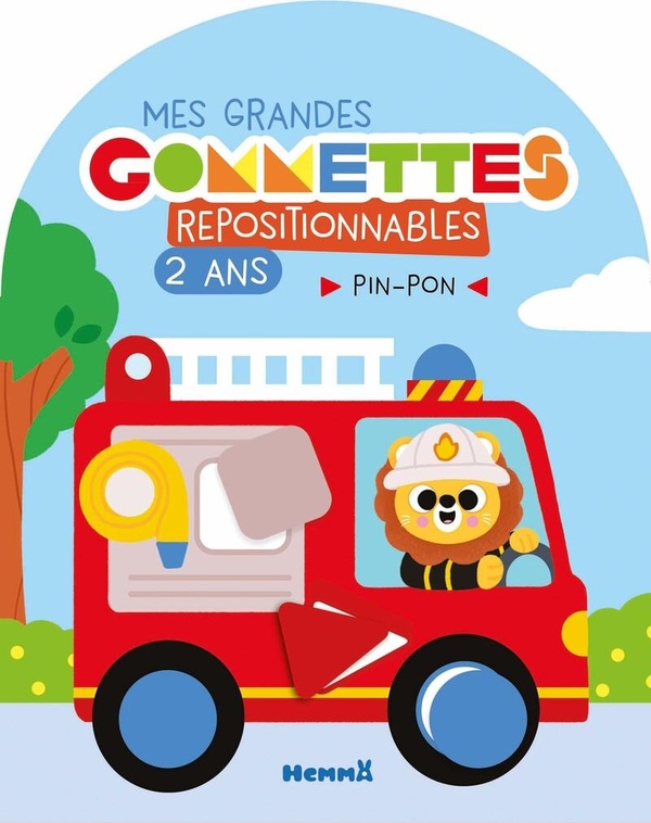 MES GRANDES GOMMETTES REPOSITIONNABLES - 2 ANS - PIN-PON