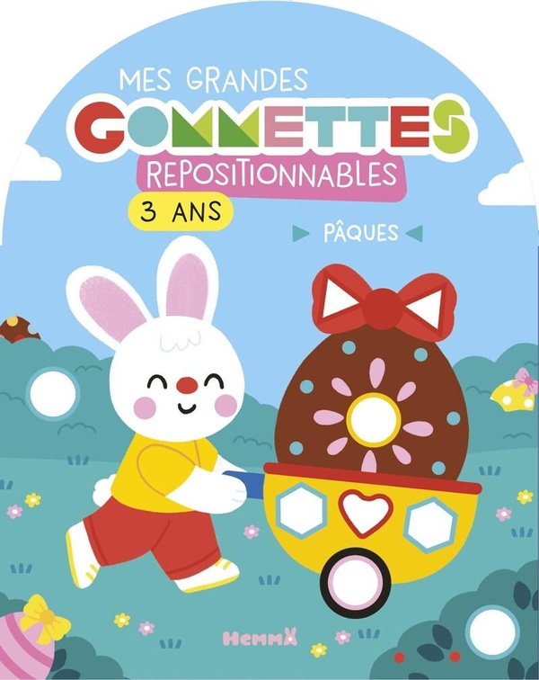 MES GRANDES GOMMETTES REPOSITIONNABLES - 3 ANS - PAQUES