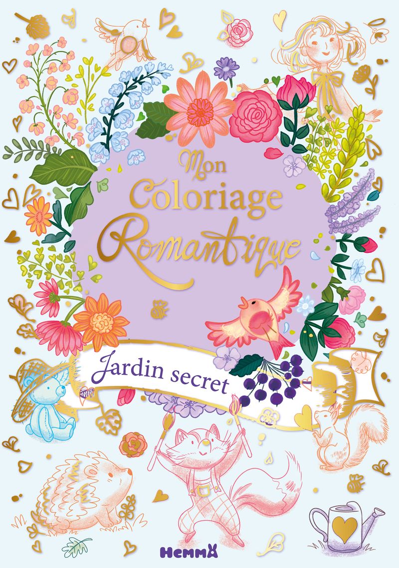 MON COLORIAGE ROMANTIQUE - JARDIN SECRET