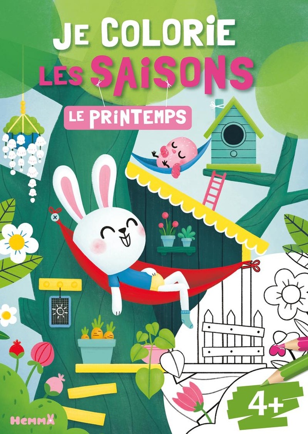 JE COLORIE LES SAISONS - LE PRINTEMPS