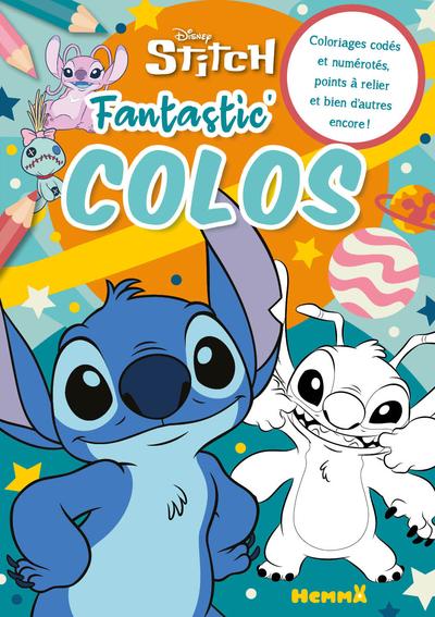 DISNEY STITCH - FANTASTIC' COLOS (STITCH ET LEROY) - COLORIAGES CODES ET NUMEROTES, POINTS A RELIER