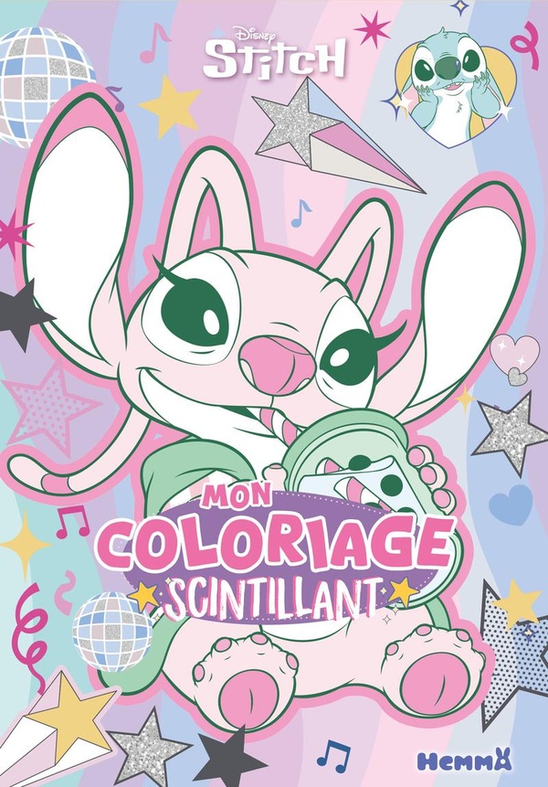 DISNEY STITCH - MON COLORIAGE SCINTILLANT (ANGEL)