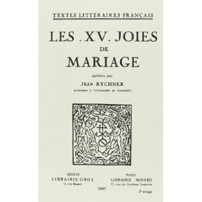 LES XV JOIES DE MARIAGE