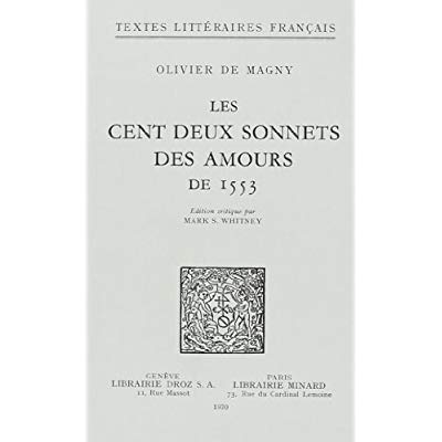 LES CENT DEUX SONNETS DES AMOURS DE 1553