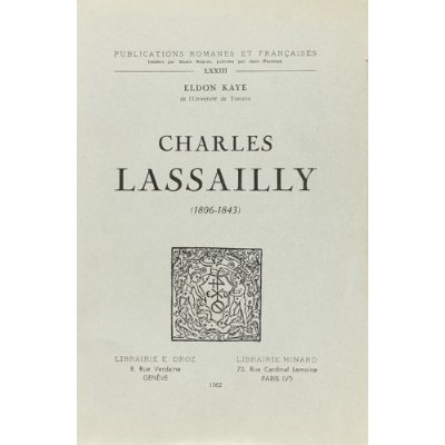 CHARLES LASSAILLY : 1806-1843