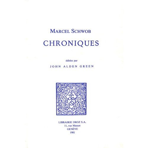 CHRONIQUES