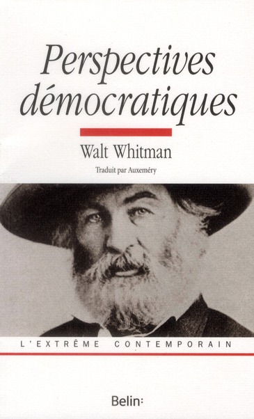 PERSPECTIVES DEMOCRATIQUES : WALT WHITMAN
