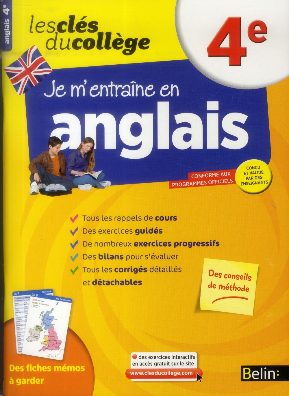 JE M'ENTRAINE EN ANGLAIS - 4EME - LES CLES DU COLLEGE
